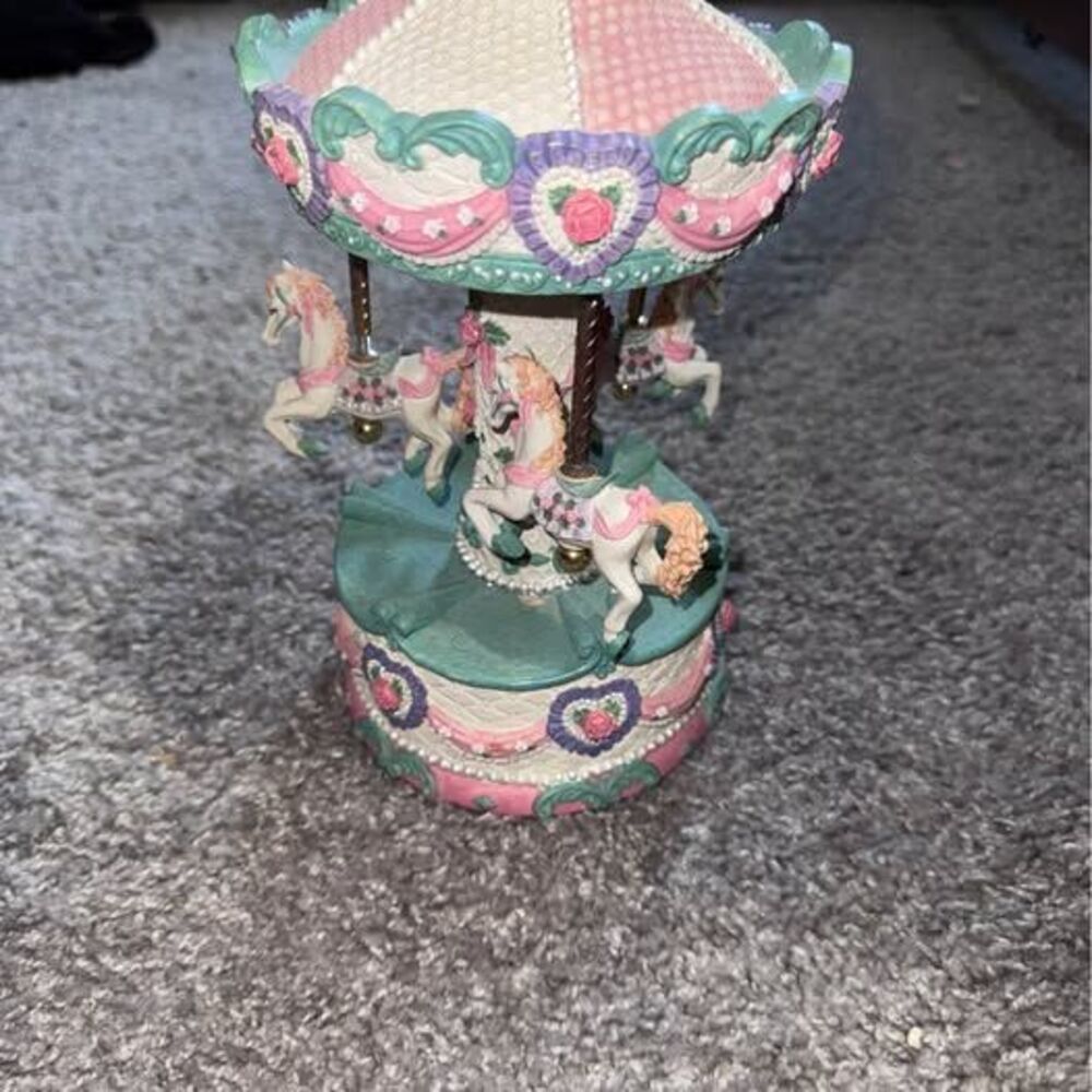 Vintage 50s Musical Carousel